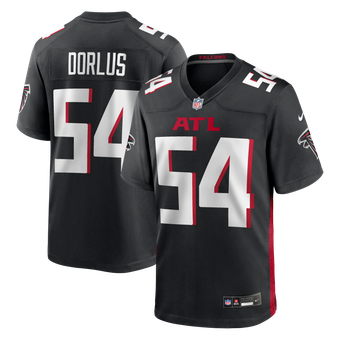 Men's Nike Brandon Dorlus Black Atlanta Falcons Team Game Jersey
