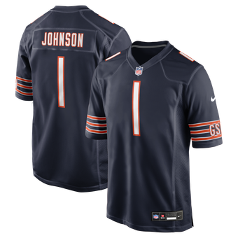 Men's Nike Jaylon Johnson Navy Chicago Bears Game Jersey
