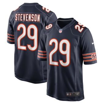 Men's Nike Tyrique Stevenson Navy Chicago Bears Game Jersey