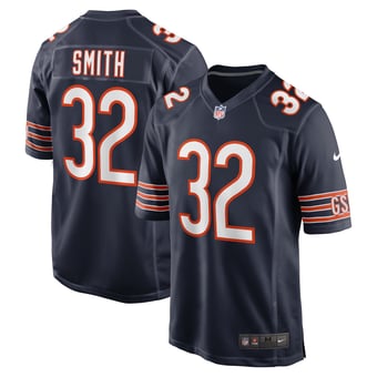 Men's Nike Terell Smith Navy Chicago Bears Game Jersey