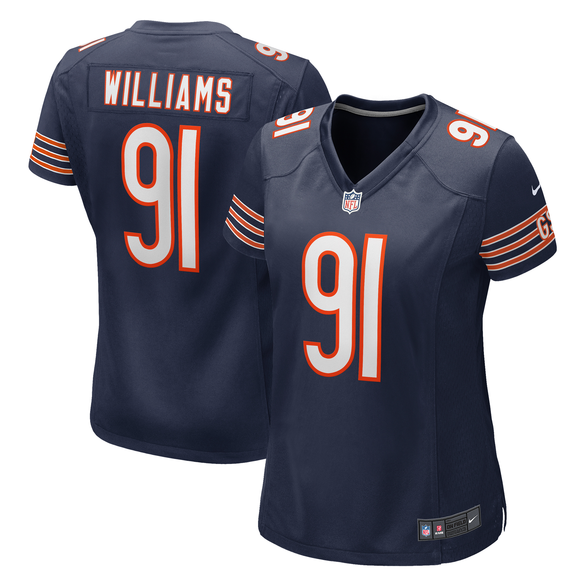 Women's Nike Chris Williams  Navy Chicago Bears  Game Jersey
