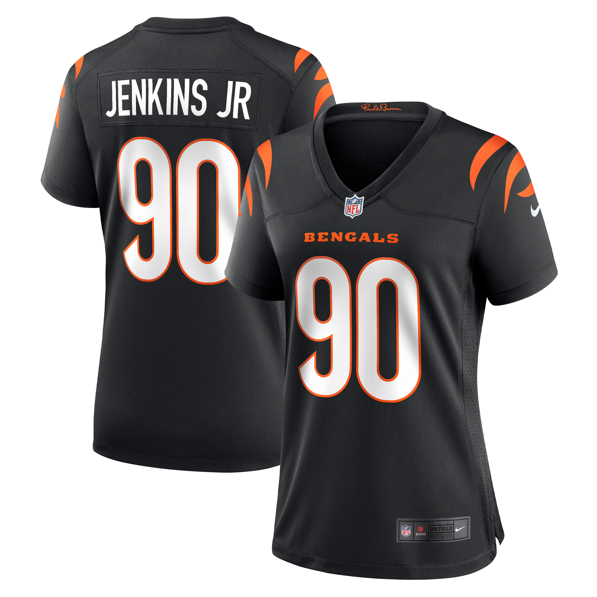 Women's Nike Kris Jenkins Jr.  Black Cincinnati Bengals  Game Jersey