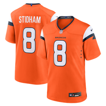 Men's Nike Jarrett Stidham  Orange Denver Broncos Team Game Jersey