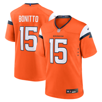Men's Nike Nik Bonitto Orange Denver Broncos Team Game Jersey