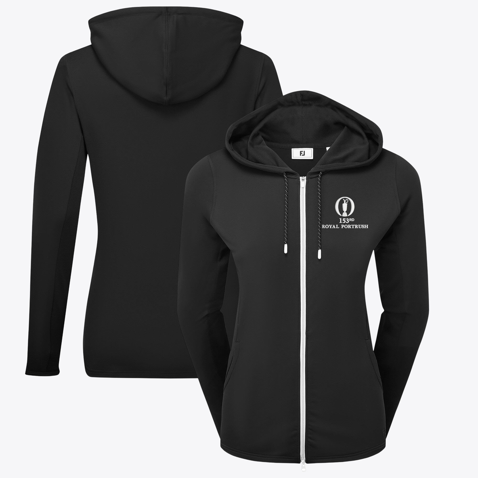Felpa con cappuccio The 153rd Open Royal Portrush FootJoy - Nero - Donna