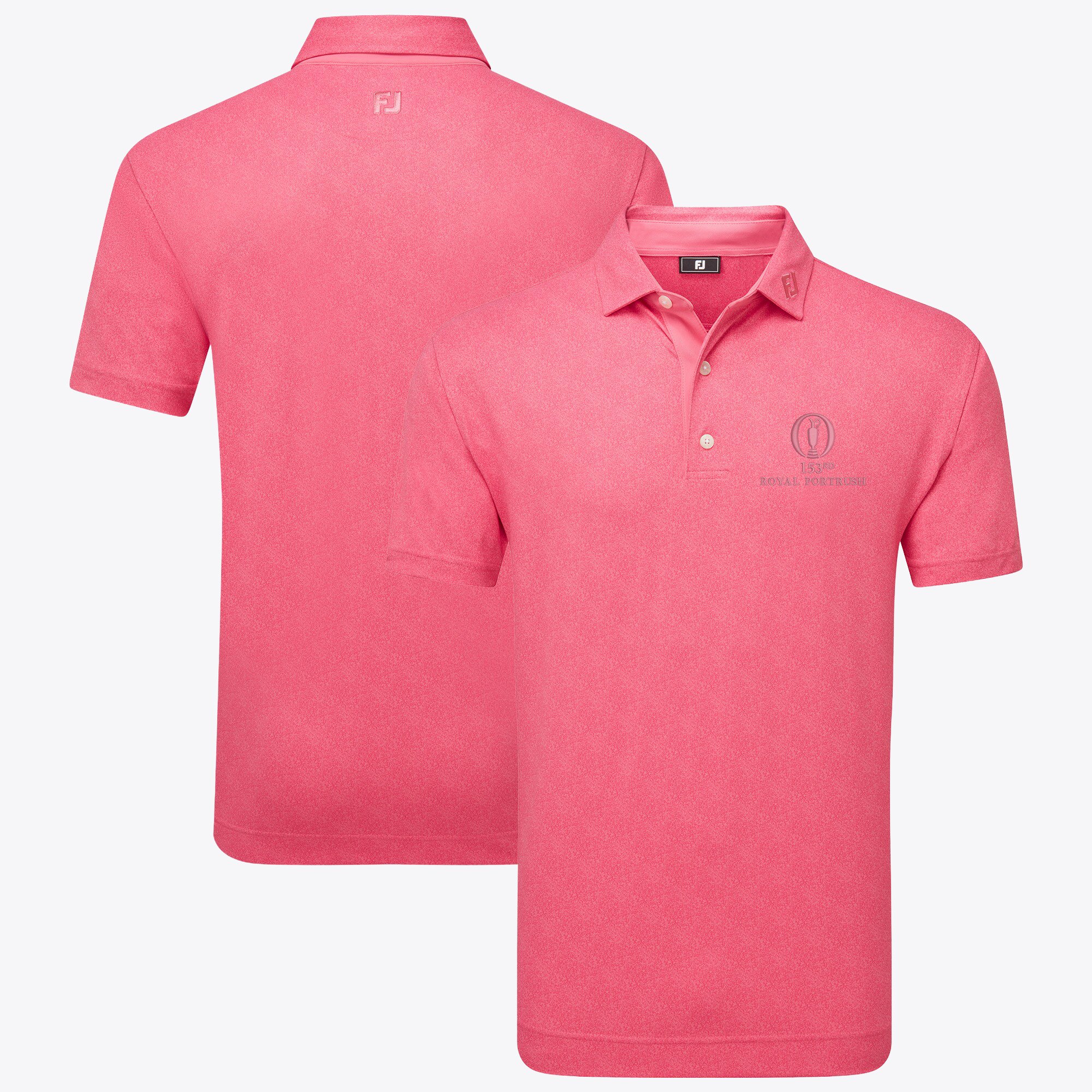 Polo The 153rd Open Royal Portrush FootJoy Speckle Print - Rosa