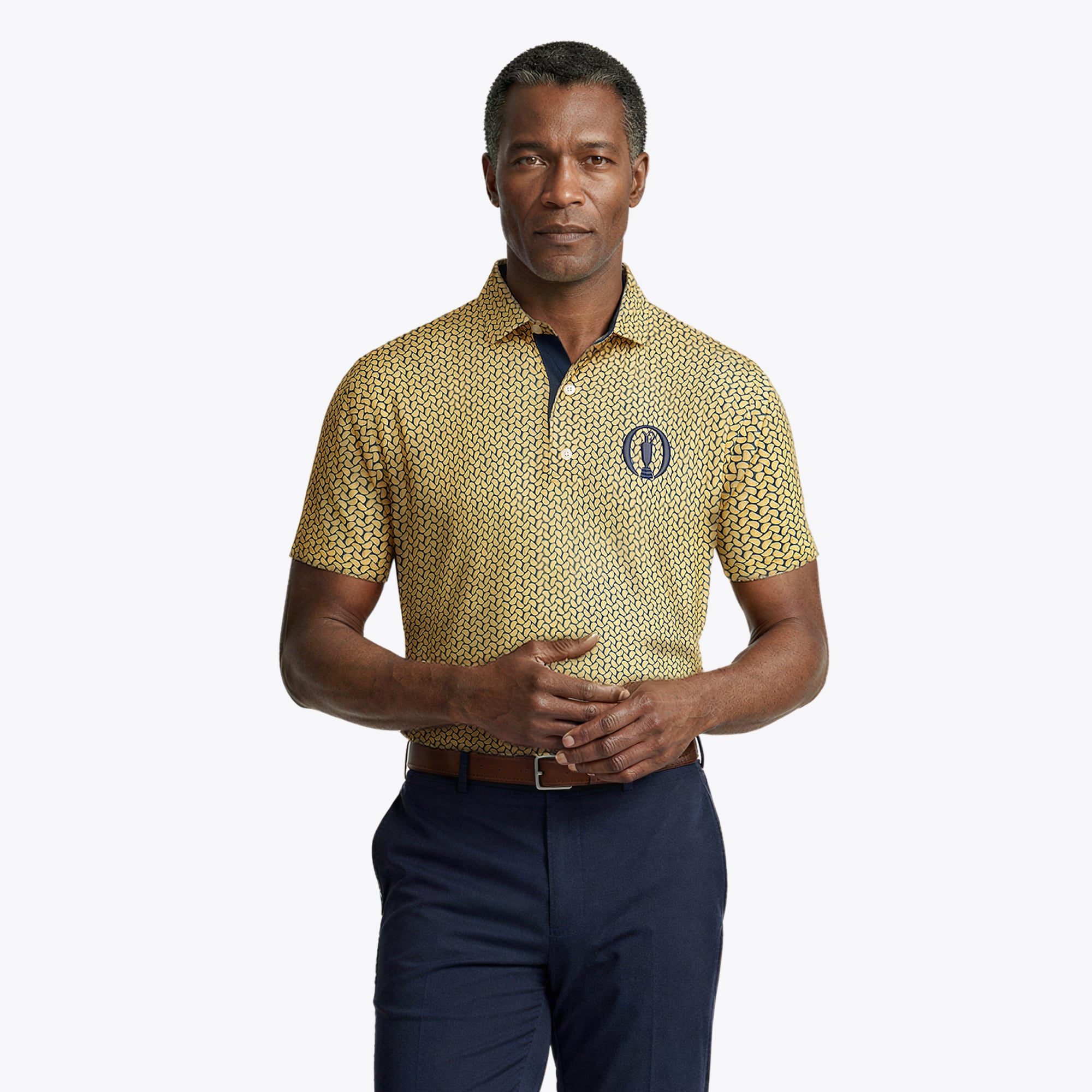 Polo The Open FootJoy Citrus - Giallo