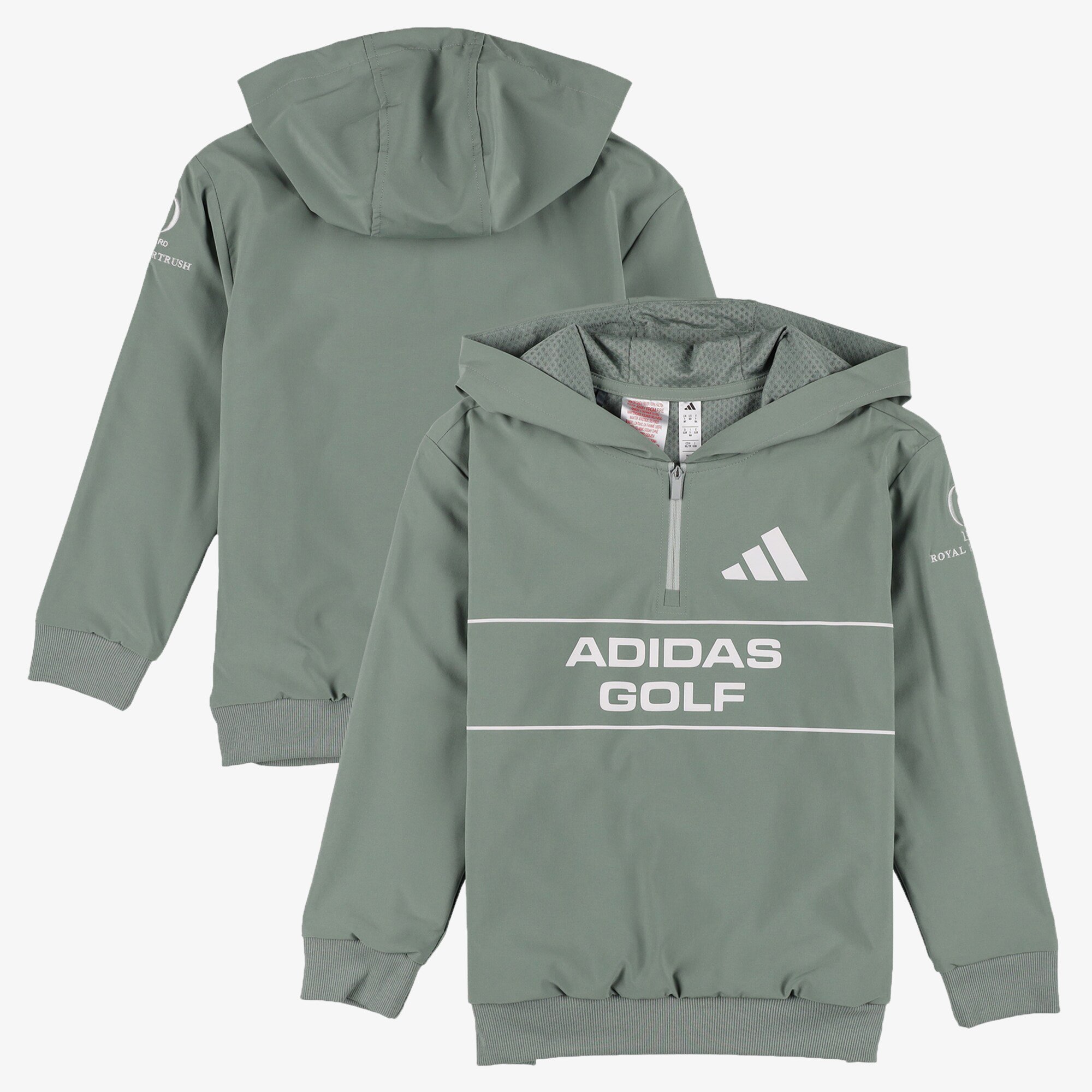 Felpa con cappuccio Grafica The 153rd Open Royal Portrush adidas - Verde - Junior
