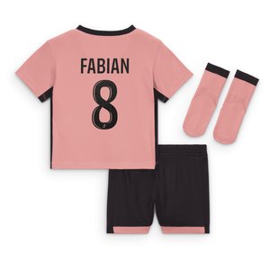 Tenue Third PSG Jordan 24/25 - Bébé avec flocage Fabian  8, vue 4