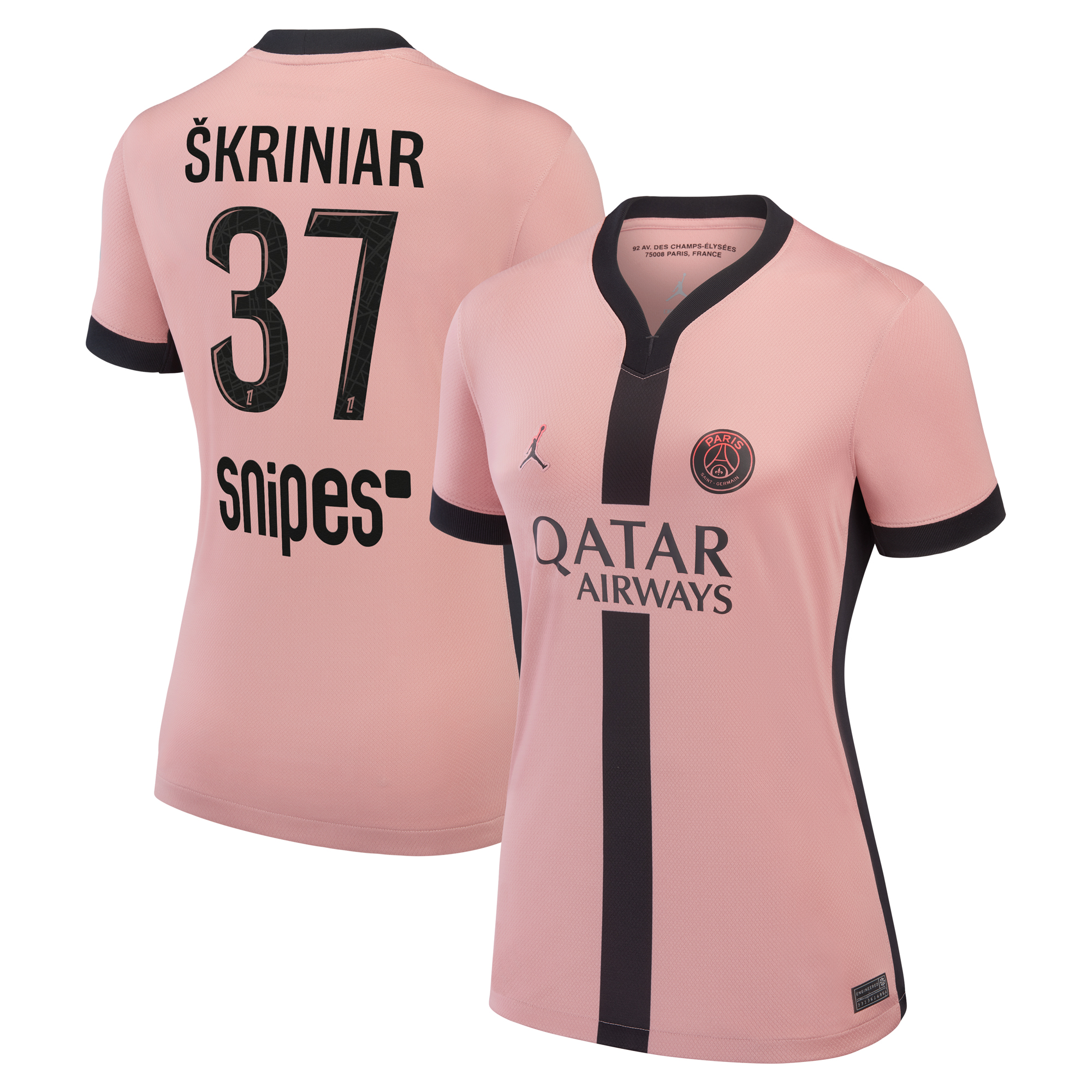 Maillot Third Stadium PSG Jordan 24/25 - Femme avec flocage Škriniar 37