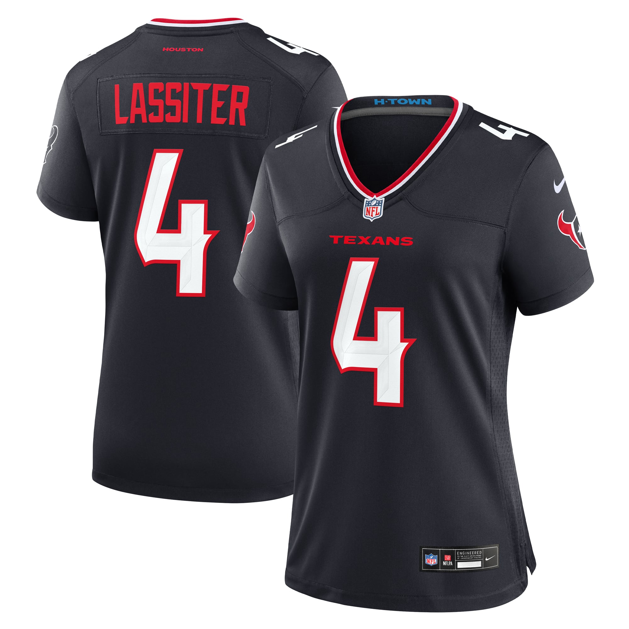 Women’s Nike Kamari Lassiter Navy Houston Texans Team Game Jersey Women’s Nike Kamari Lassiter Navy Houston Texans Team Game Jersey