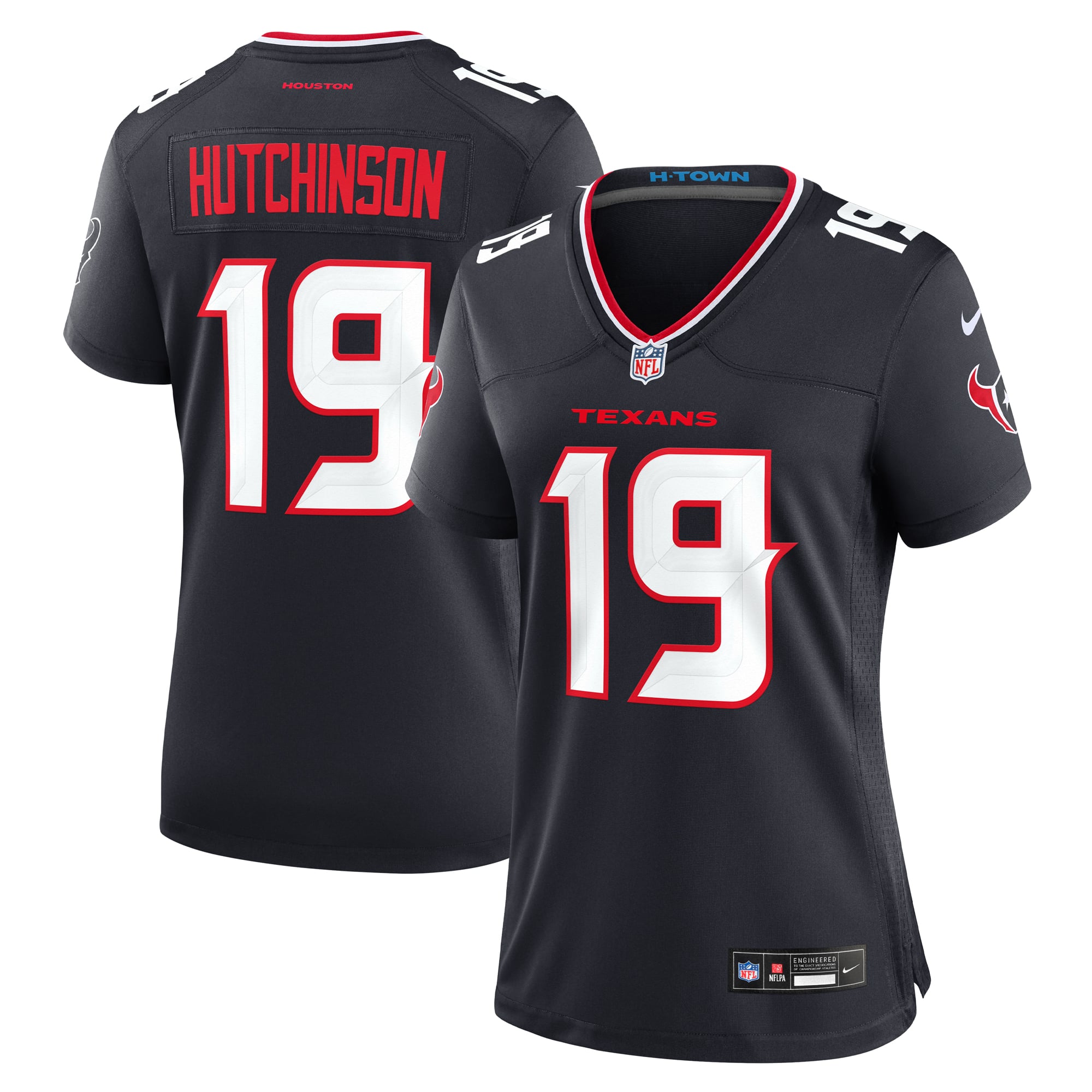 Women’s Nike Xavier Hutchinson Navy Houston Texans Team Game Jersey Women’s Nike Xavier Hutchinson Navy Houston Texans Team Game Jersey