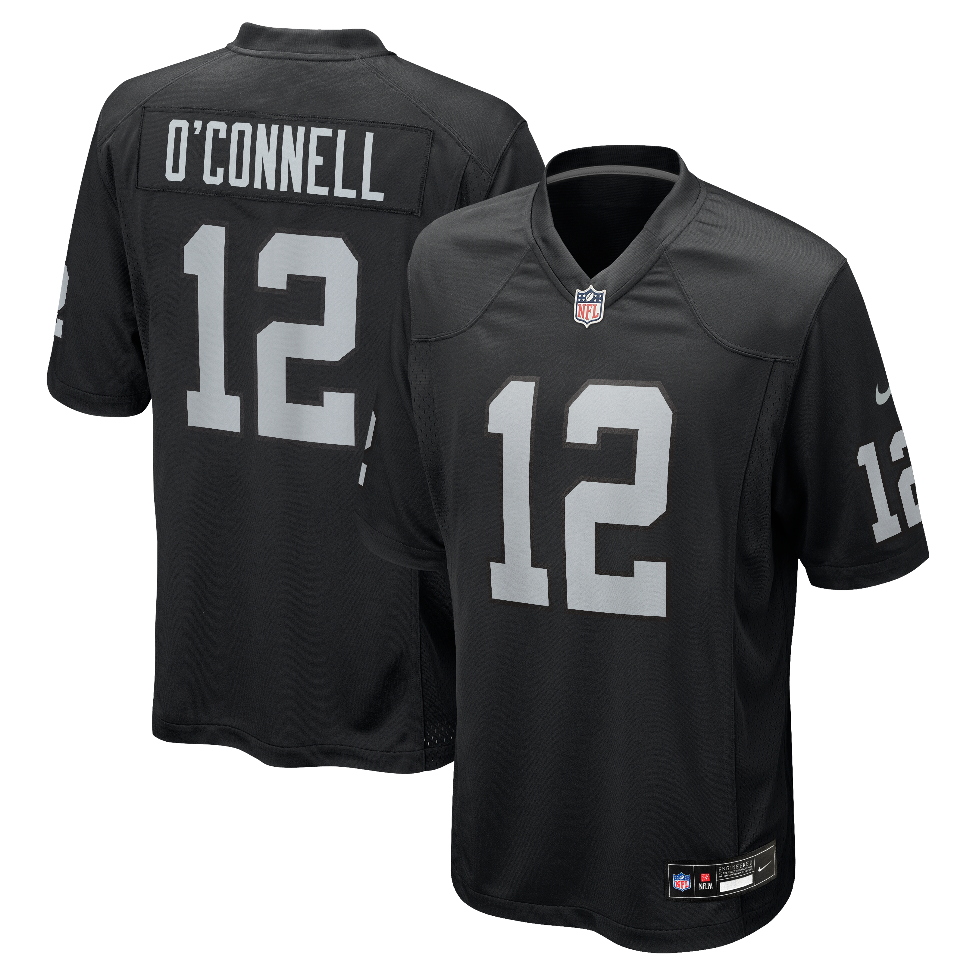 Men's Nike Aidan O'Connell Black Las Vegas Raiders Team Game Jersey