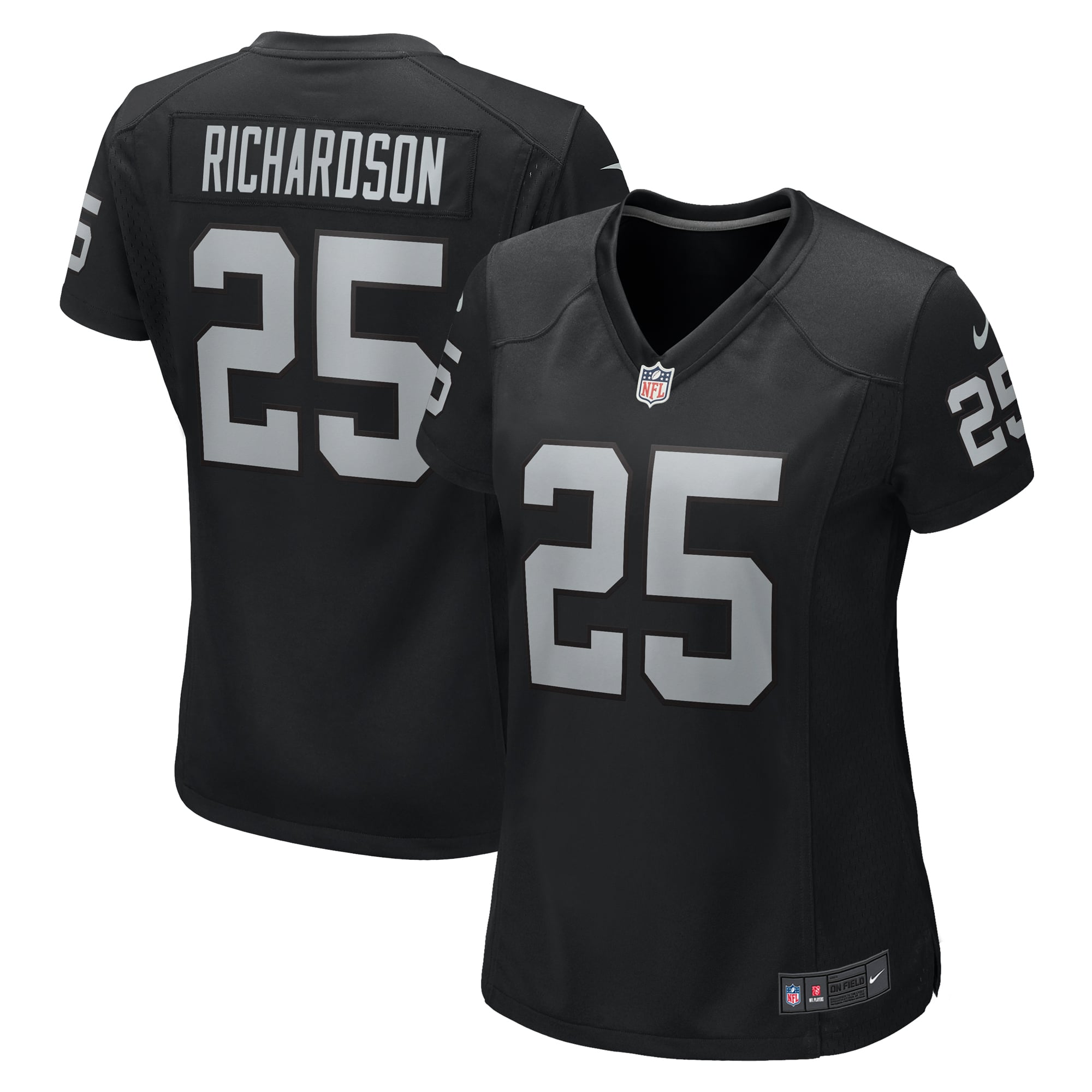 Women's Nike Decamerion Richardson Black Las Vegas Raiders Game Jersey