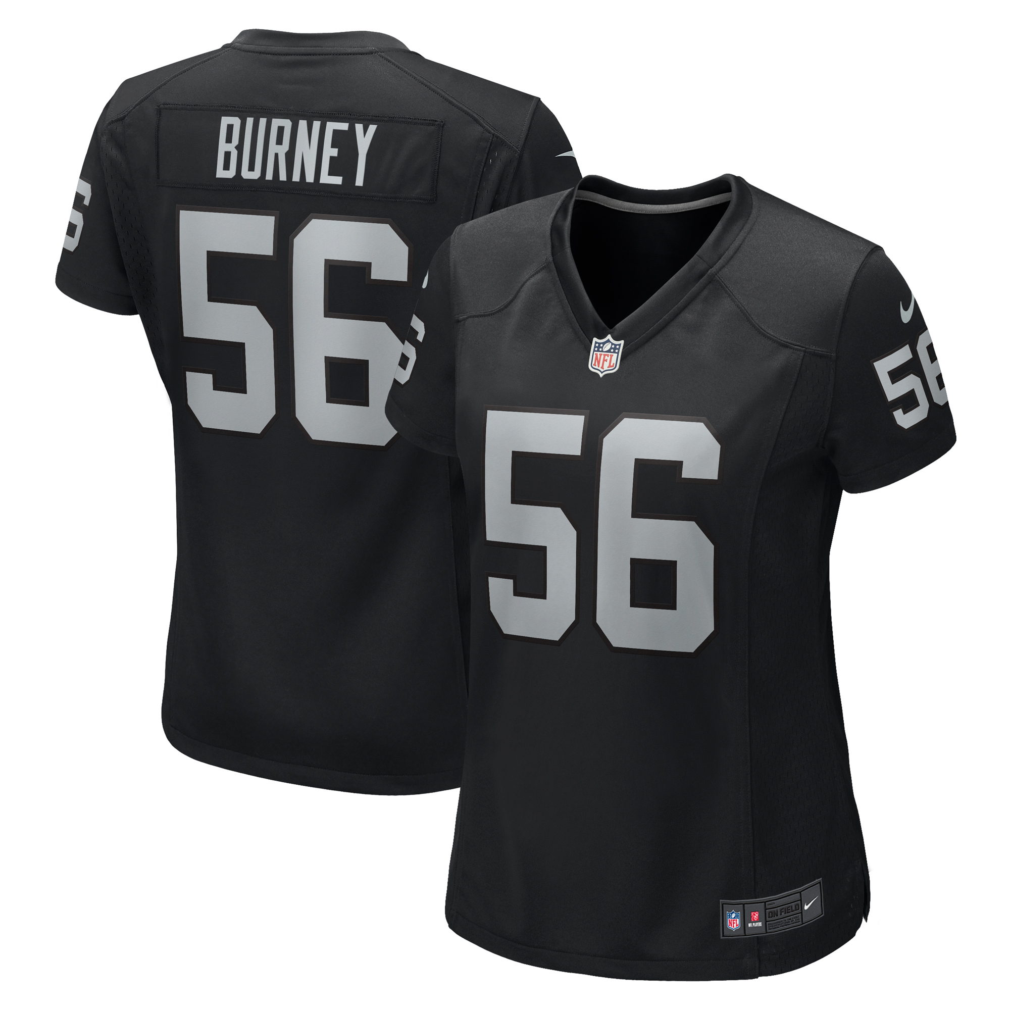 Women's Nike Amari Burney  Black Las Vegas Raiders  Game Jersey