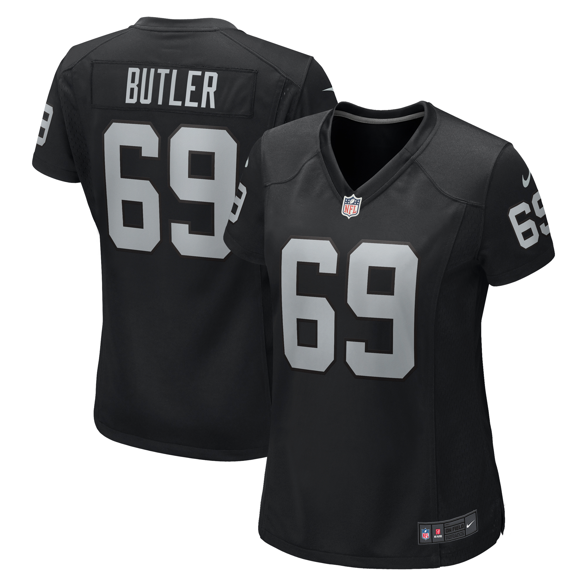 Women's Nike Adam Butler Black Las Vegas Raiders Game Jersey