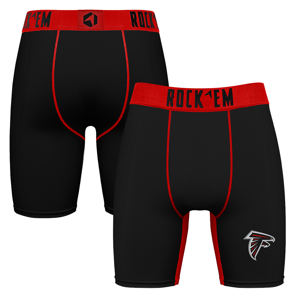 Men's Rock Em Red Atlanta Falcons Primary Logo Boxer Briefs