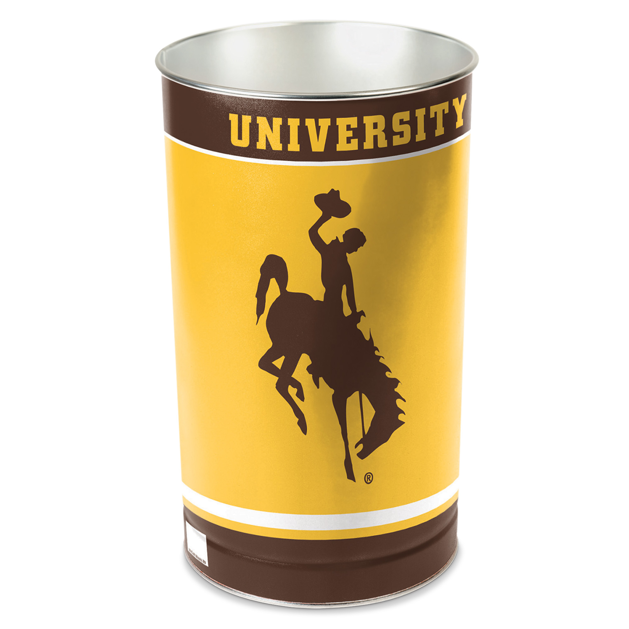 WinCraft Wyoming Cowboys Wastebasket