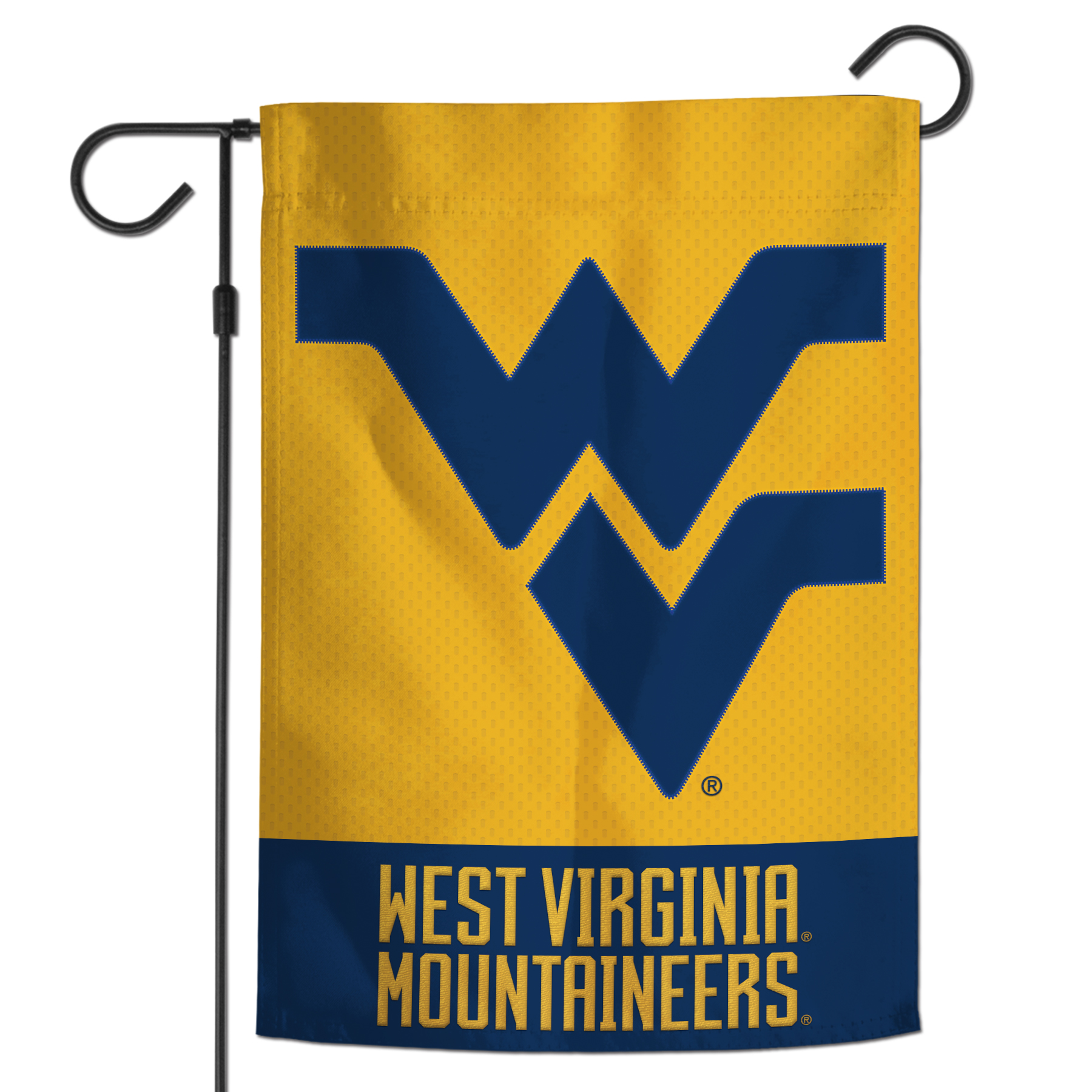 WinCraft West Virginia Mountaineers 12" x 18" Applique Garden Flag