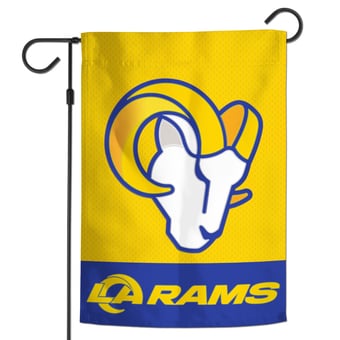 WinCraft Los Angeles Rams 12" x 18" Applique Garden Flag