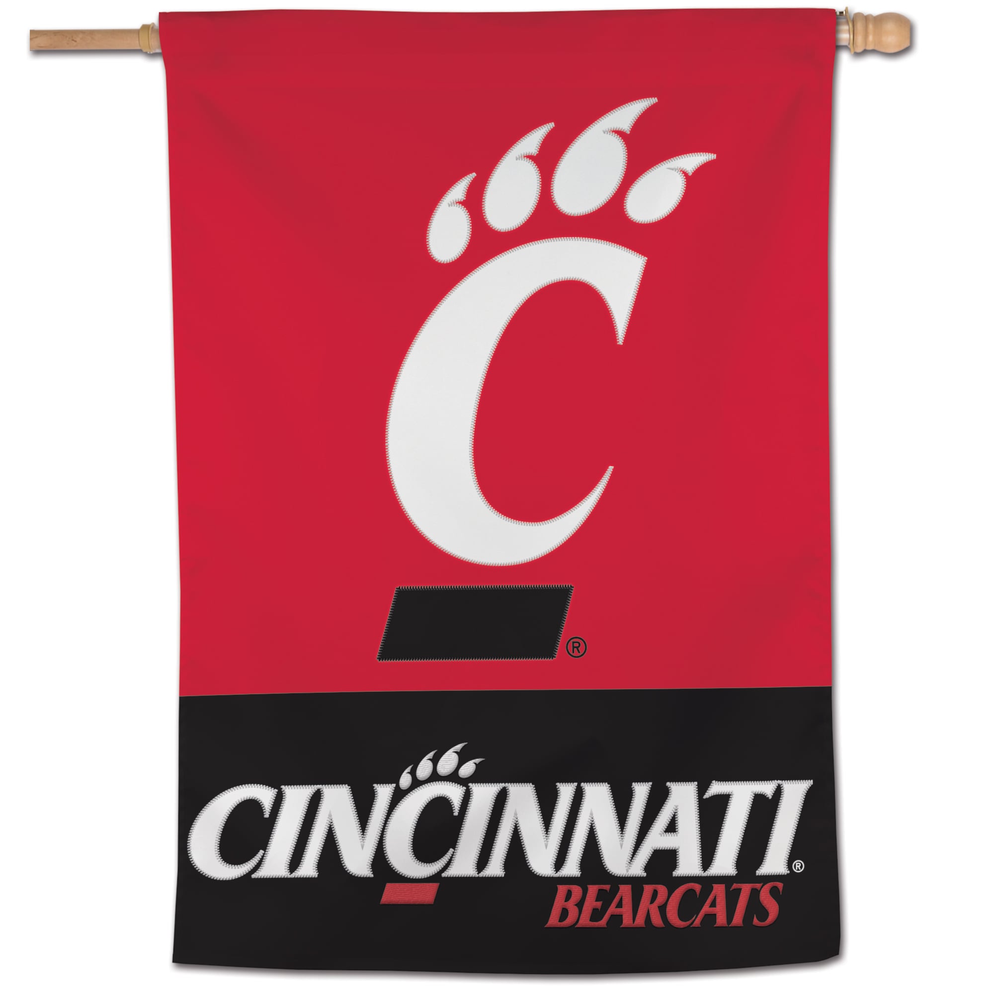 WinCraft Cincinnati Bearcats 28" x 40" Applique Vertical Banner