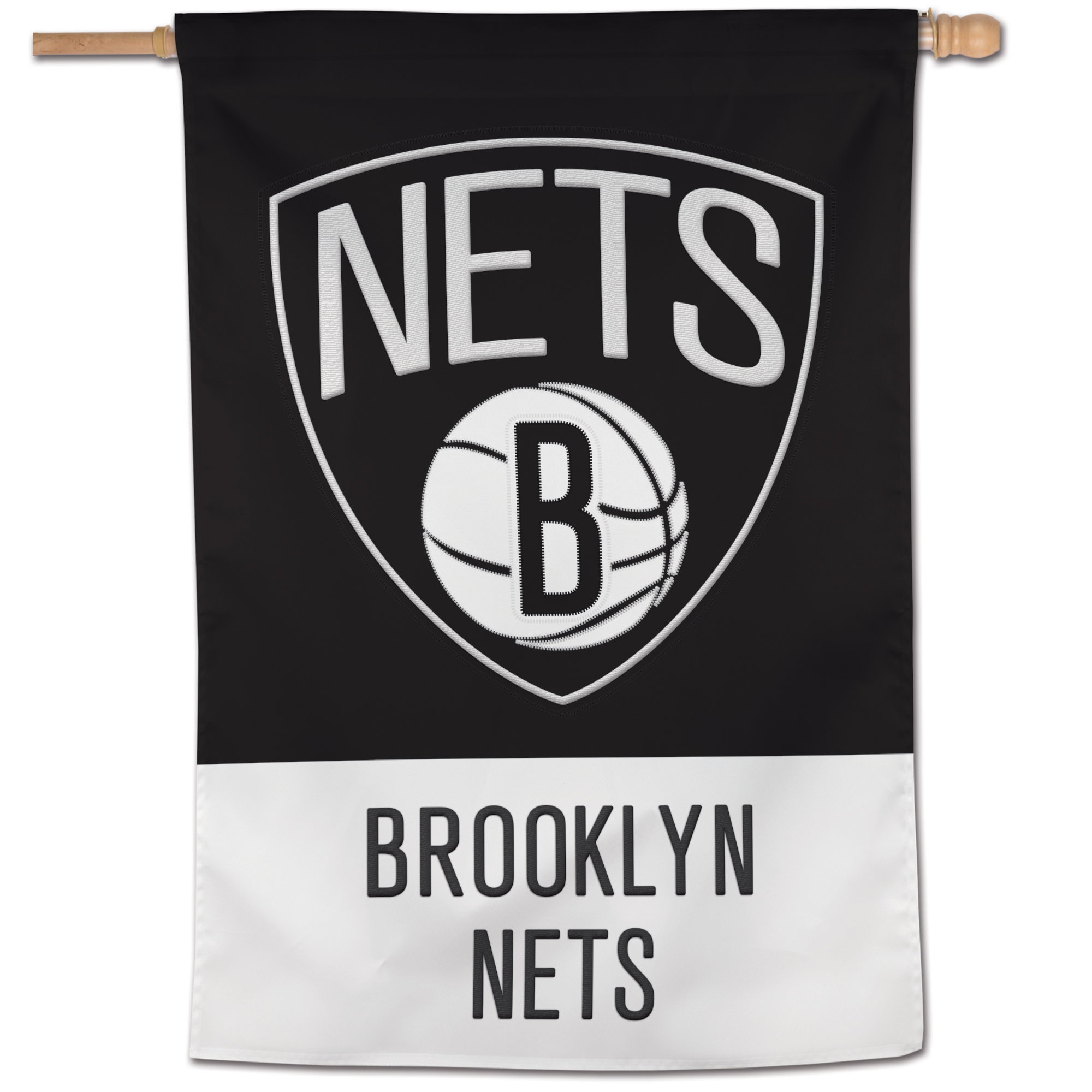 “WinCraft Brooklyn Nets 28″” x 40″” Applique Vertical Banner” “WinCraft Brooklyn Nets 28″” x 40″” Applique Vertical Banner”