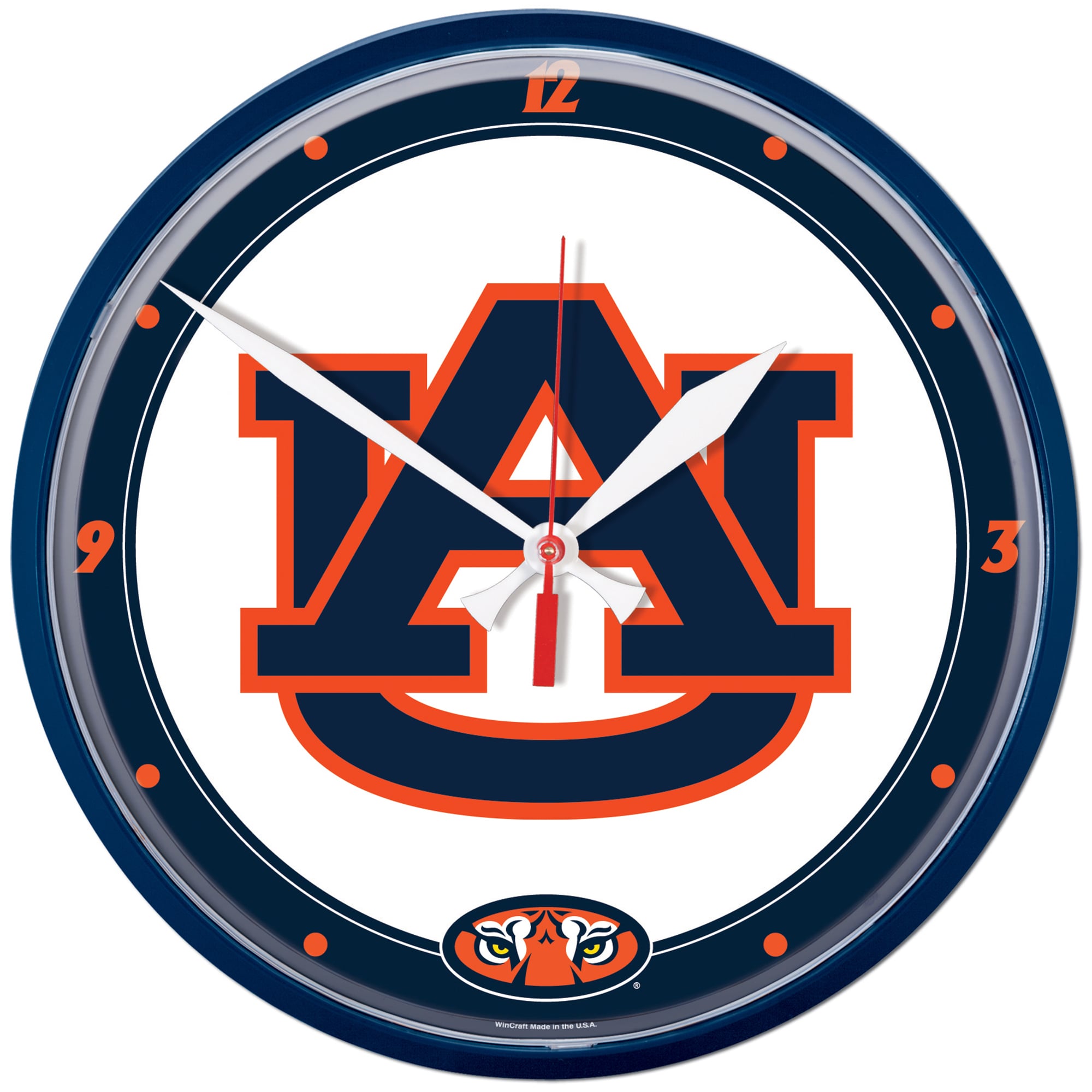 WinCraft Auburn Tigers 12.75" Round Wall Clock