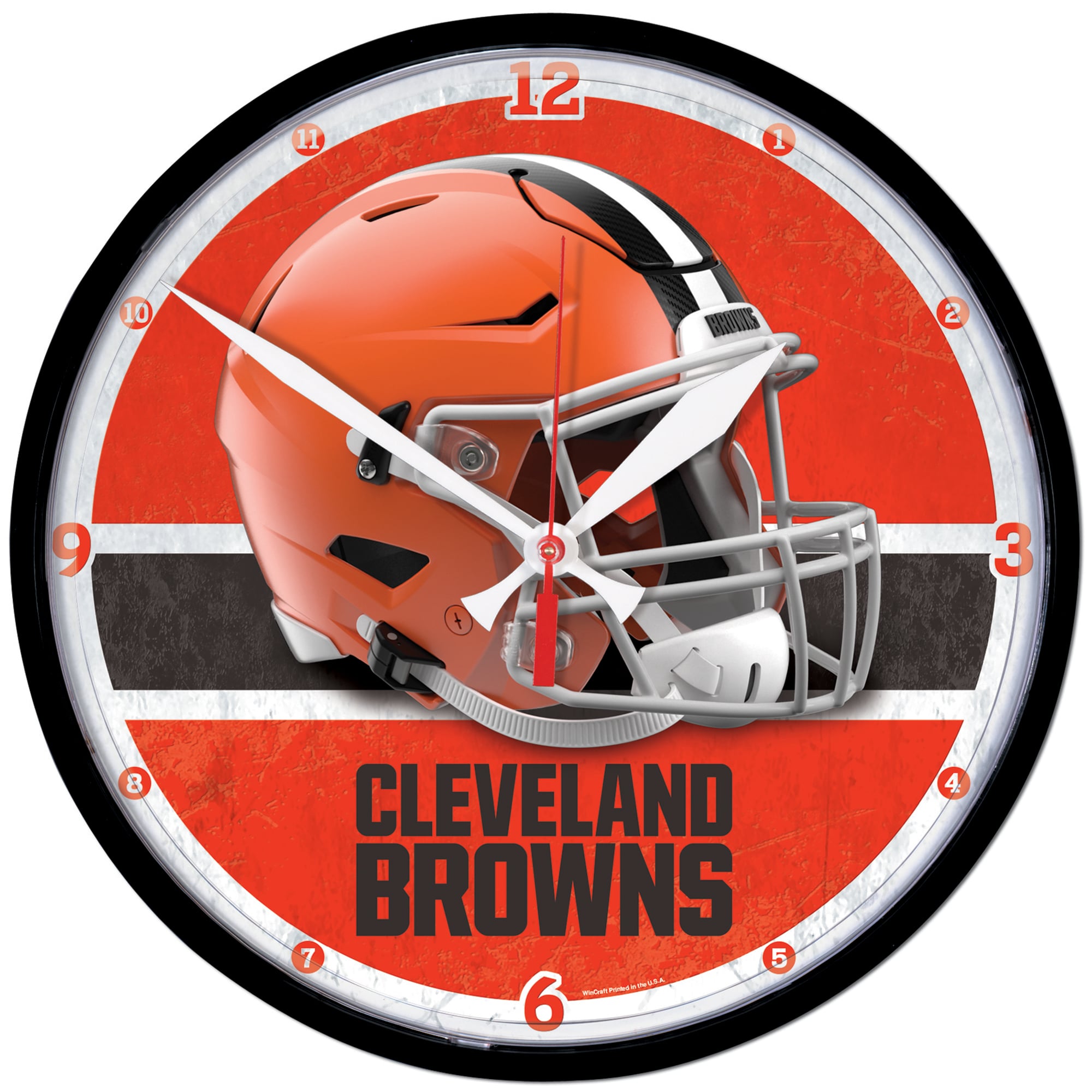 WinCraft Cleveland Browns 12.75" Round Wall Clock
