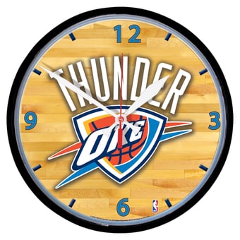 WinCraft Oklahoma City Thunder 12.75" Round Wall Clock