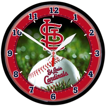 WinCraft St. Louis Cardinals 12.75" Round Wall Clock