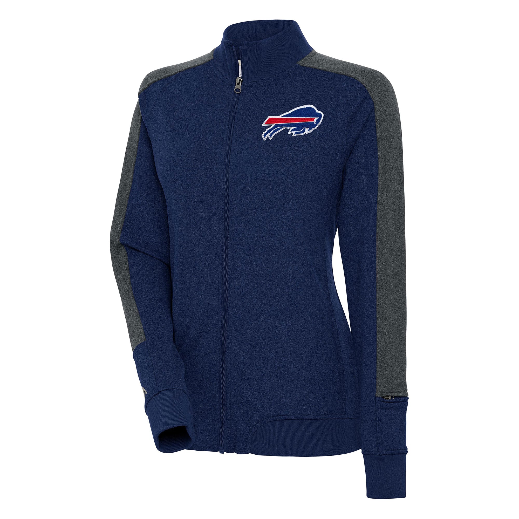 Women's Antigua Royal Buffalo Bills Strike Full-Zip Track Jacket