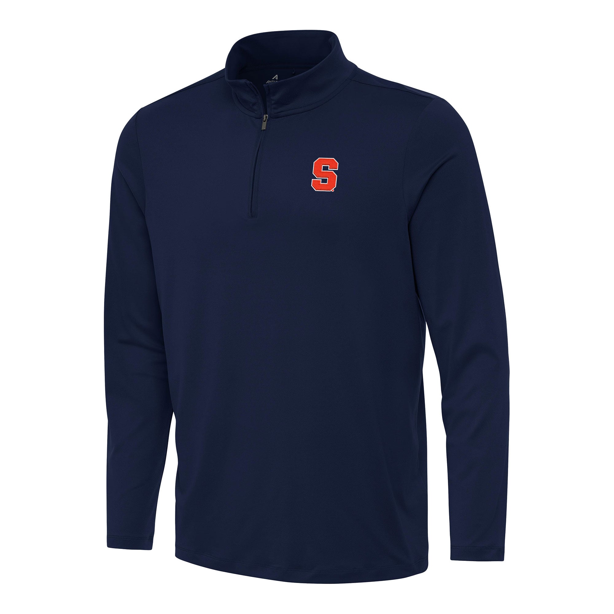 Men's Antigua Navy Syracuse Orange Reprocess Quarter-Zip Top