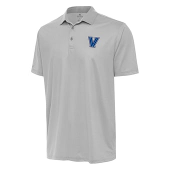 Men's Antigua Gray/White Villanova Wildcats Rings Polo
