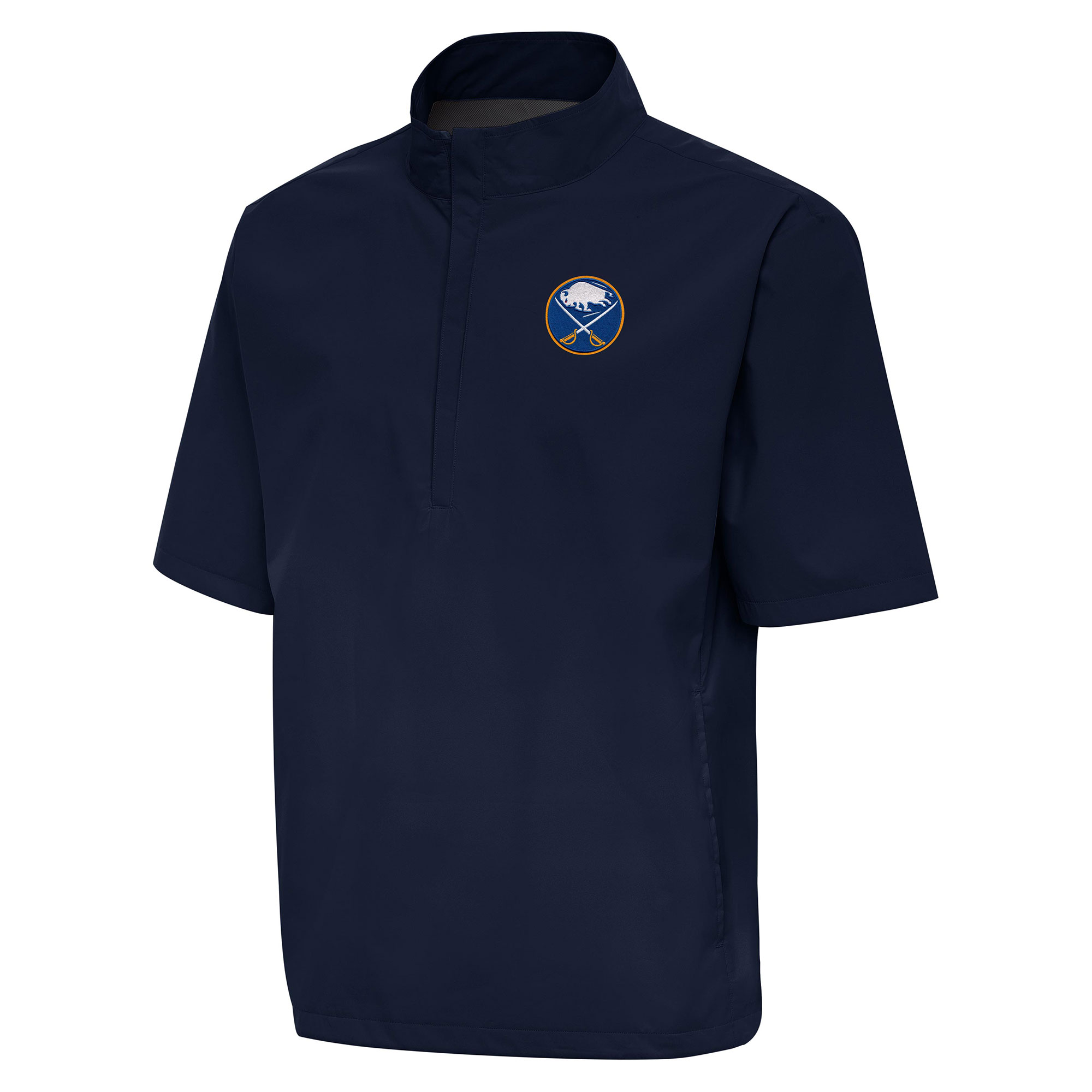 Men’s Antigua Navy Buffalo Sabres Brisk Quarter-Zip Windbreaker Men’s Antigua Navy Buffalo Sabres Brisk Quarter-Zip Windbreaker