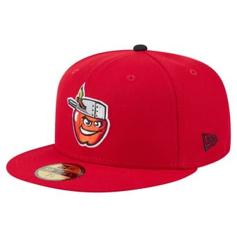 Men's New Era  Red Fort Wayne TinCaps Authentic Collection 59FIFTY Fitted Hat