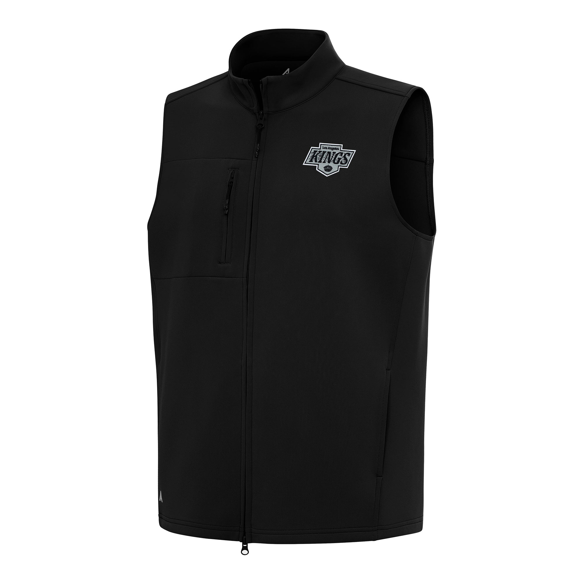 Men’s Antigua Black Los Angeles Kings Demand Full-Zip Vest Men’s Antigua Black Los Angeles Kings Demand Full-Zip Vest