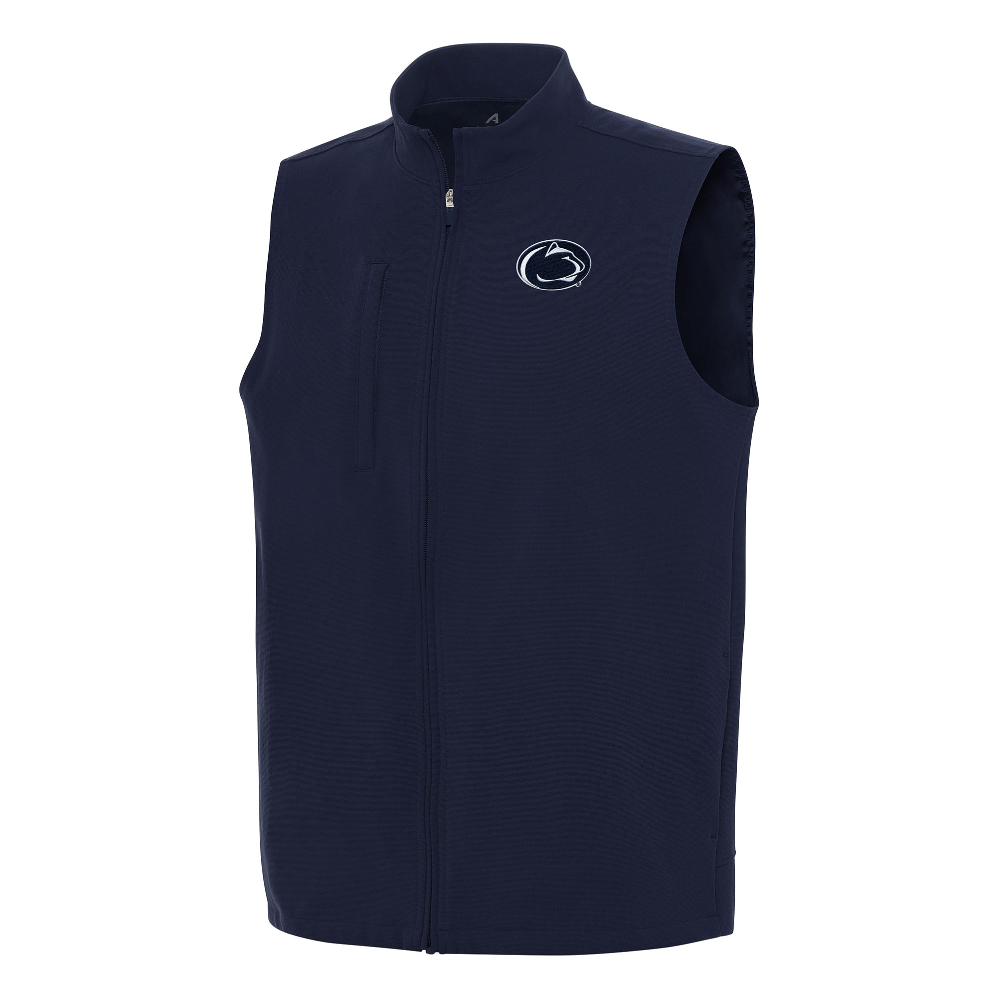 Men’s Antigua Navy Penn State Nittany Lions Regard Full-Zip Vest Men’s Antigua Navy Penn State Nittany Lions Regard Full-Zip Vest