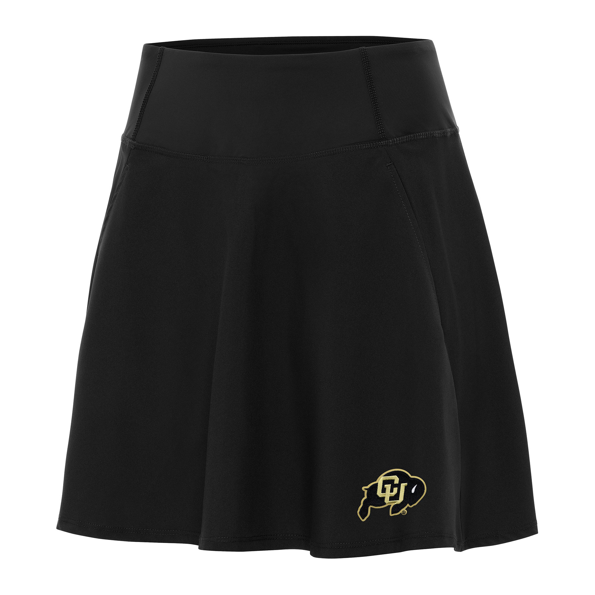 Women's Antigua Black Colorado Buffaloes Chip Skort
