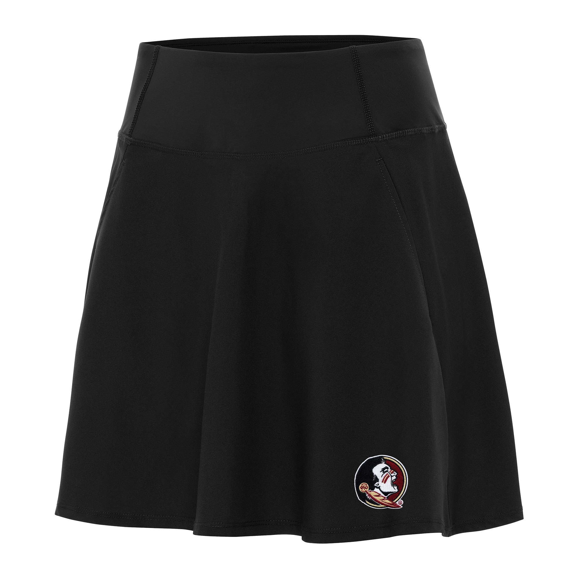 Women's Antigua Black Florida State Seminoles Chip Skort