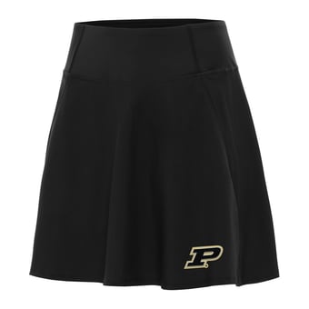 Women's Antigua Black Purdue Boilermakers Chip Skort