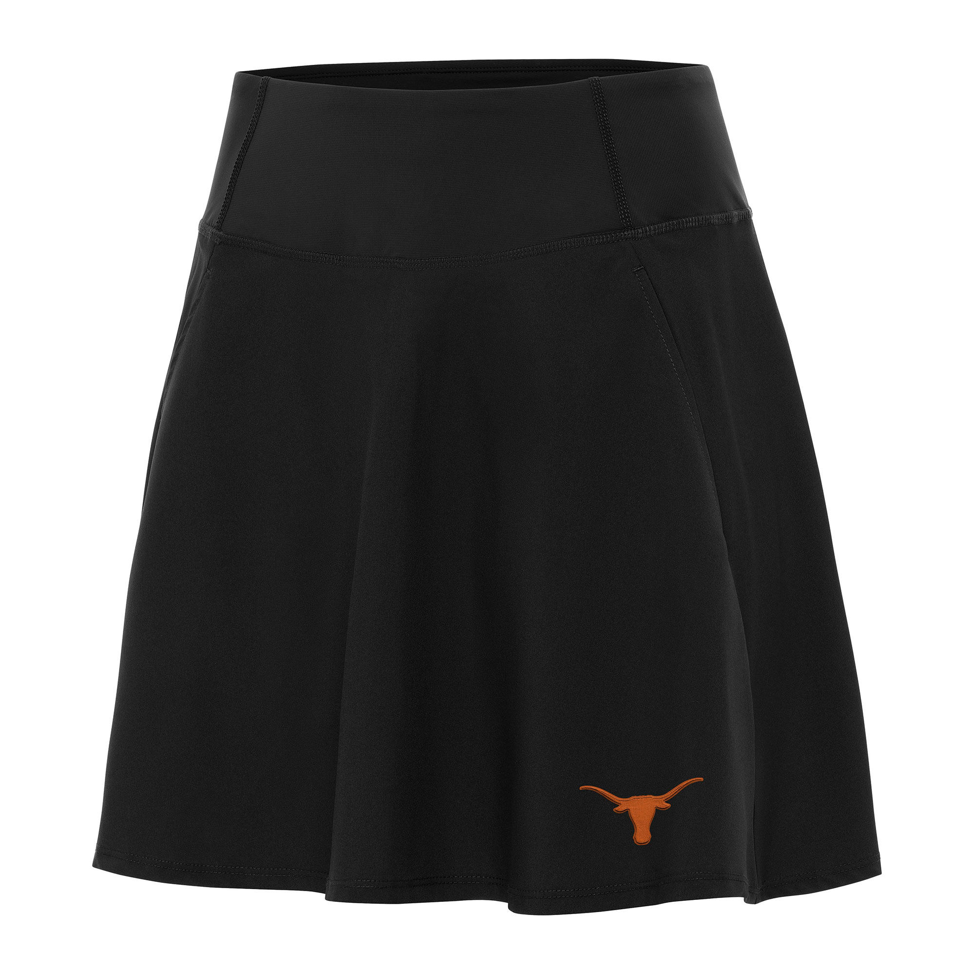 Women's Antigua Black Texas Longhorns Chip Skort