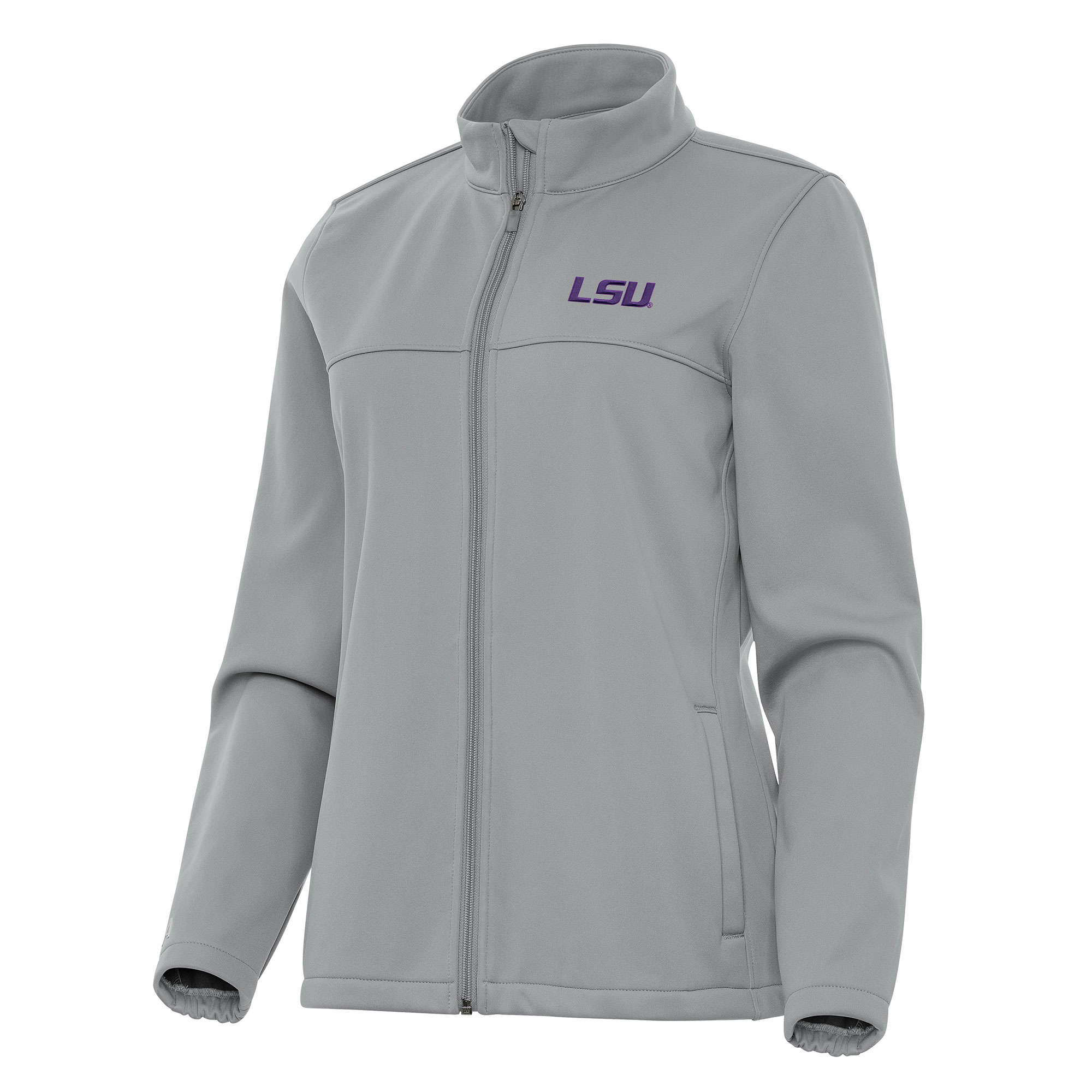 Women’s Antigua Gray LSU Tigers Links 2 Full-Zip Golf Jacket Women’s Antigua Gray LSU Tigers Links 2 Full-Zip Golf Jacket