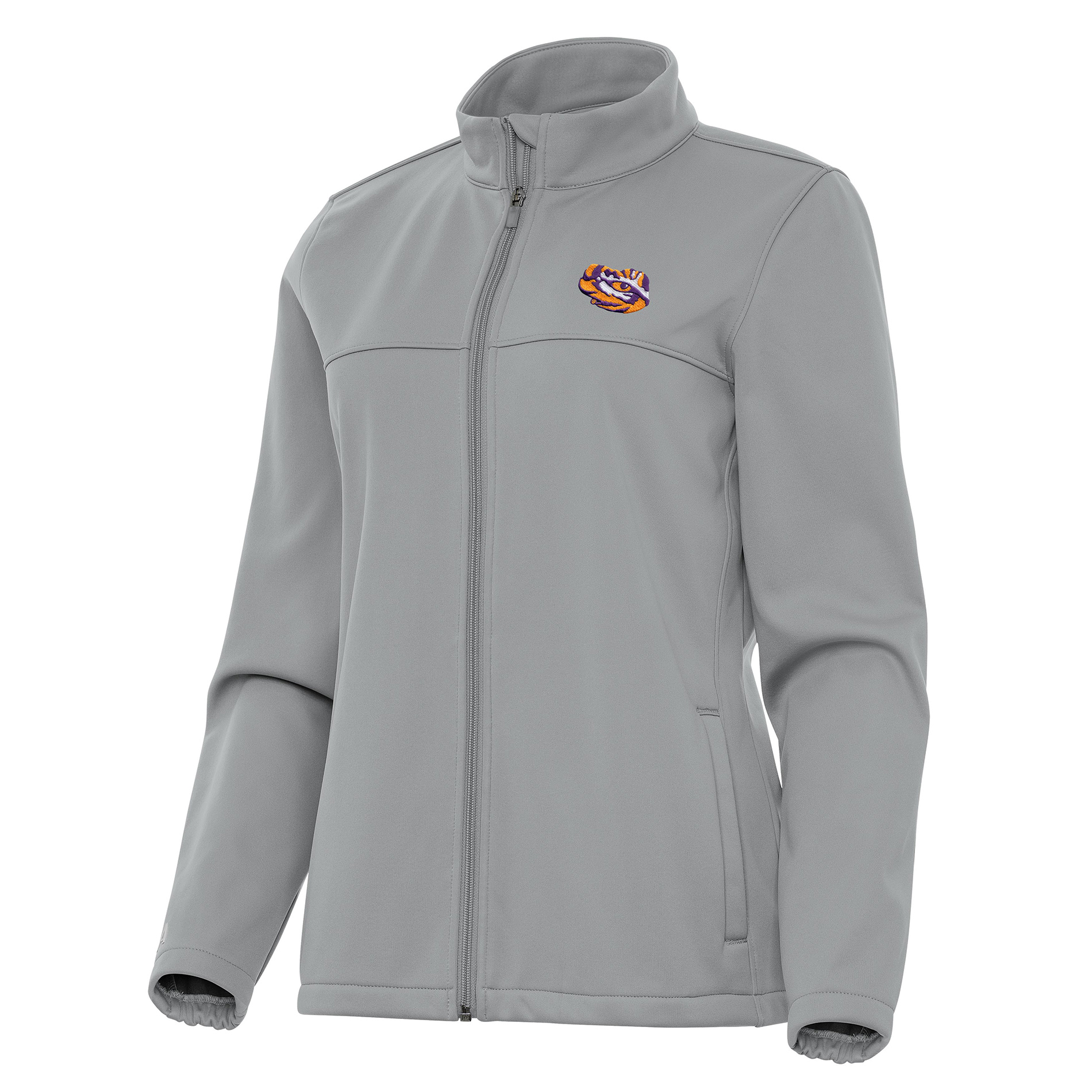 Women’s Antigua Gray LSU Tigers Links 2 Full-Zip Golf Jacket Women’s Antigua Gray LSU Tigers Links 2 Full-Zip Golf Jacket