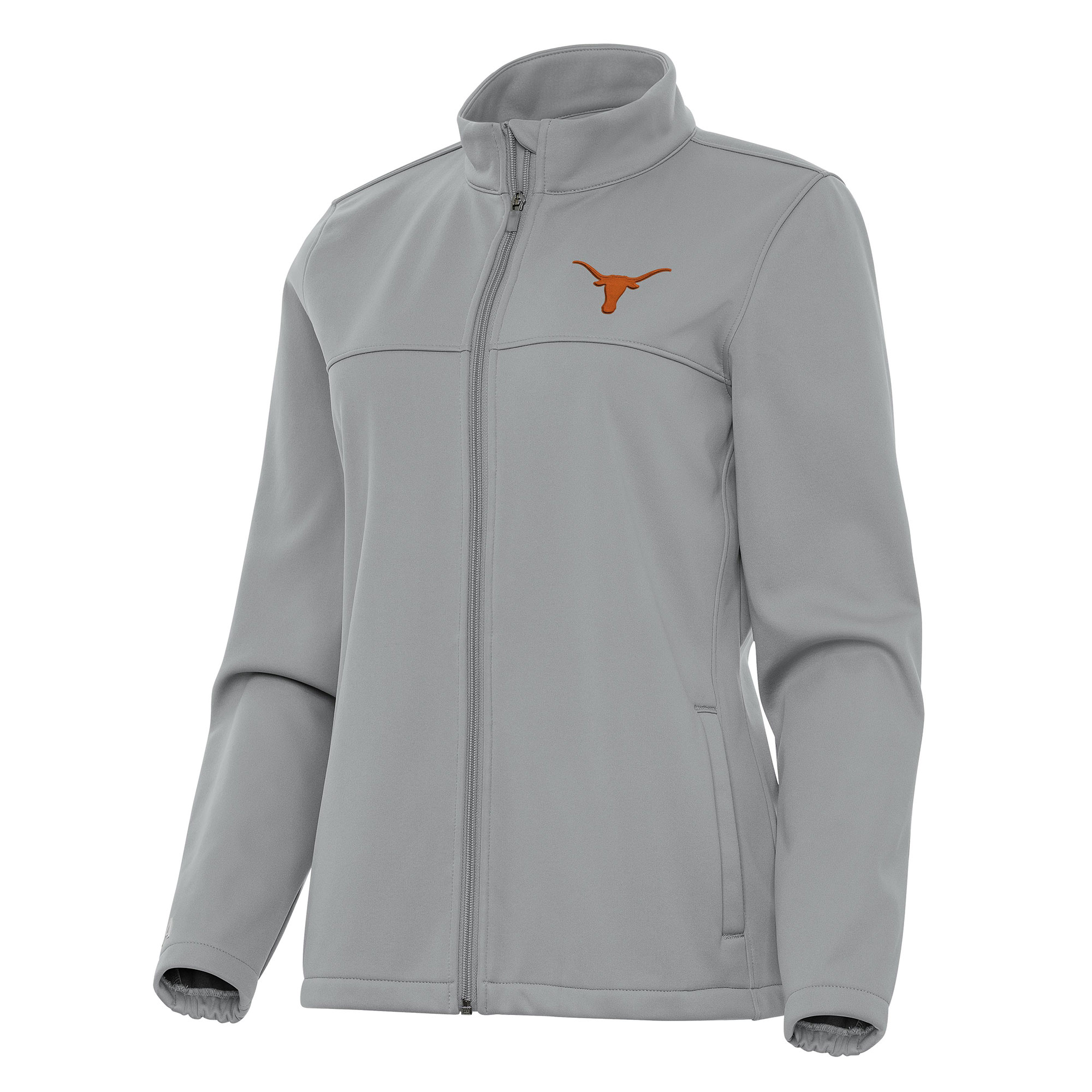 Women’s Antigua Gray Texas Longhorns Links 2 Full-Zip Golf Jacket Women’s Antigua Gray Texas Longhorns Links 2 Full-Zip Golf Jacket