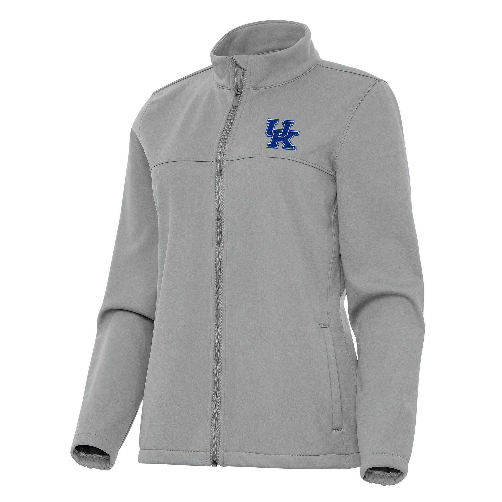 Women’s Antigua Gray Kentucky Wildcats Links 2 Full-Zip Golf Jacket Women’s Antigua Gray Kentucky Wildcats Links 2 Full-Zip Golf Jacket