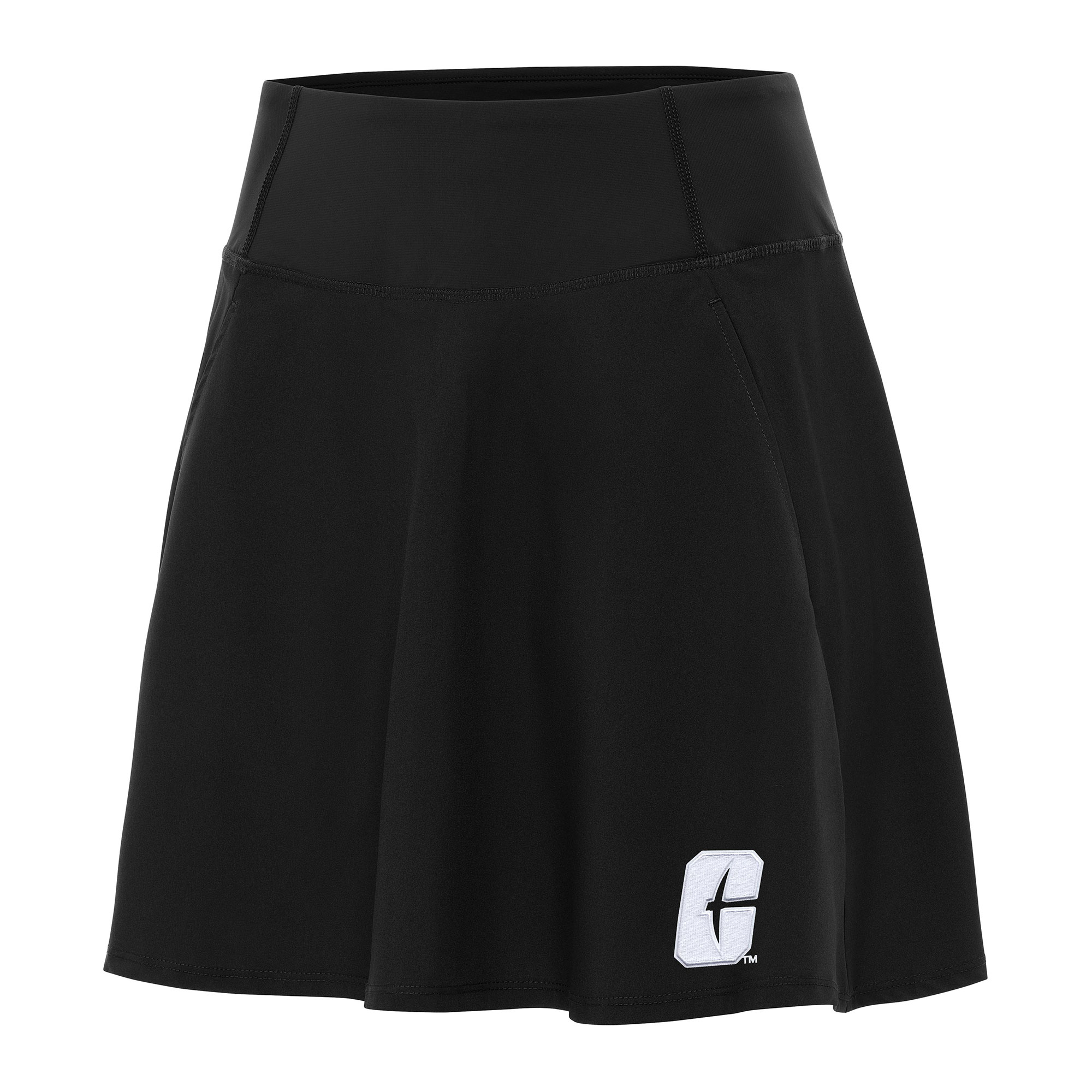 Women's Antigua Black Charlotte 49ers Chip Skort