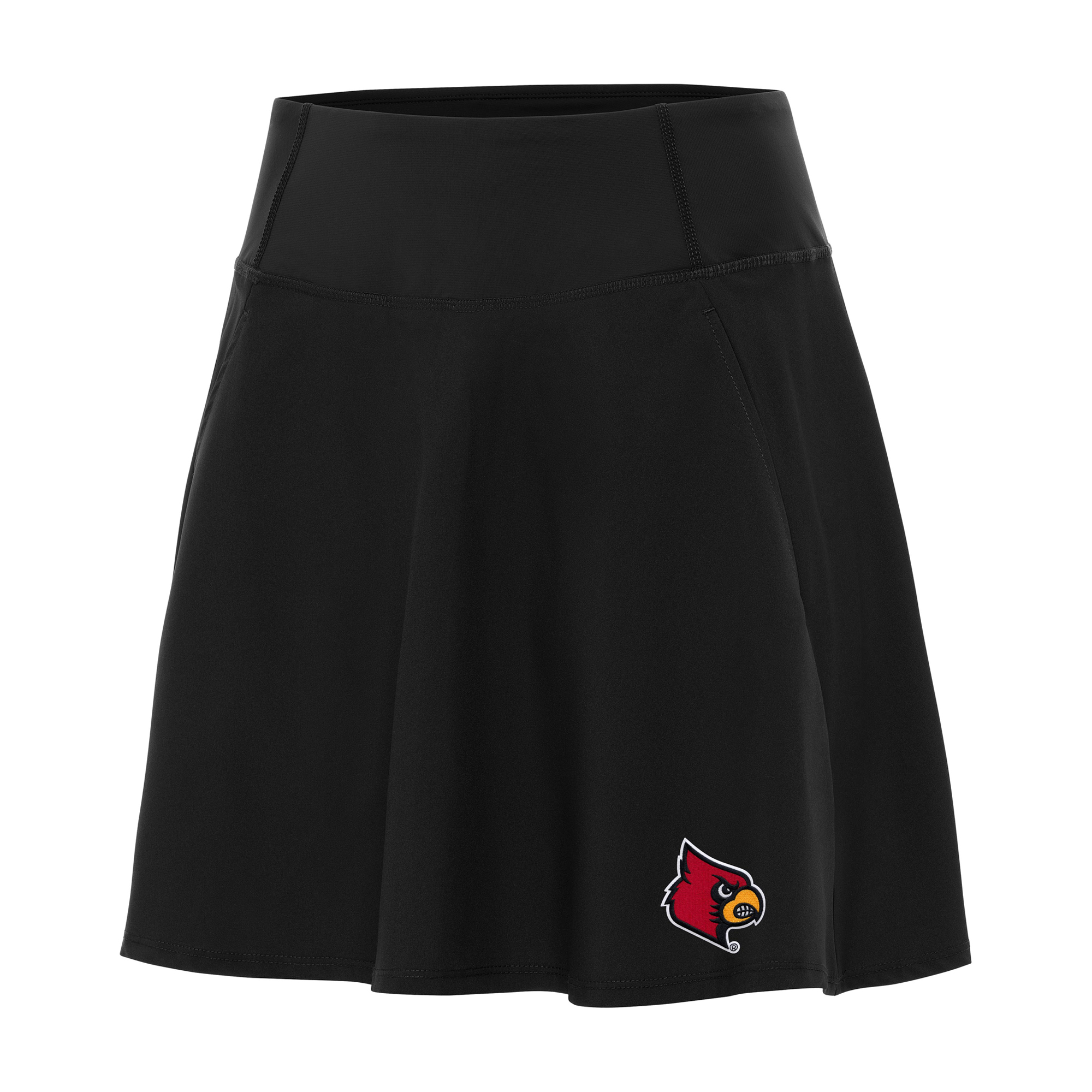 Women's Antigua Black Louisville Cardinals Chip Skort