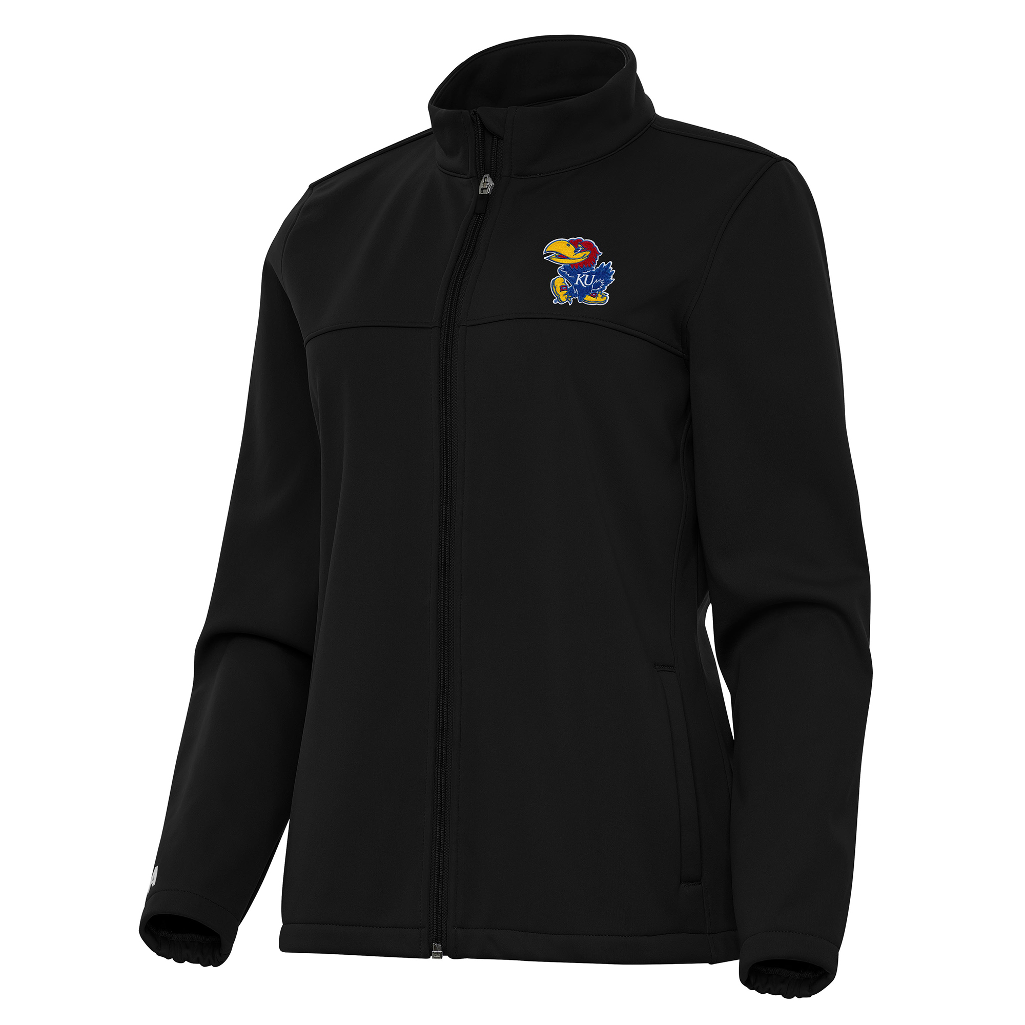 Women’s Antigua Black Kansas Jayhawks Links 2 Golf Full-Zip Jacket Women’s Antigua Black Kansas Jayhawks Links 2 Golf Full-Zip Jacket