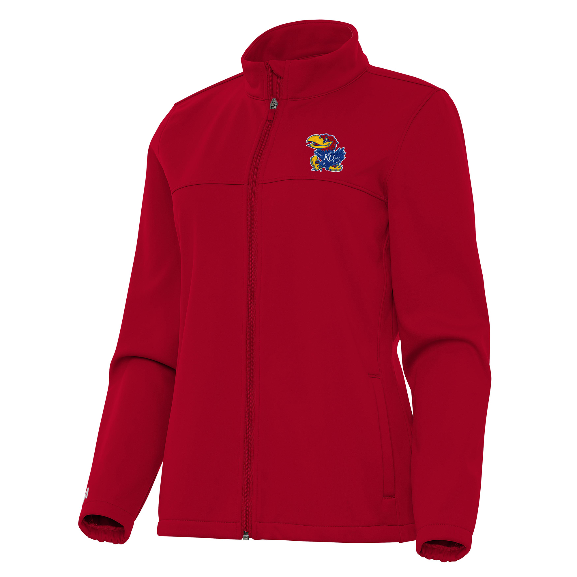 Women’s Antigua Red Kansas Jayhawks Links 2 Golf Full-Zip Jacket Women’s Antigua Red Kansas Jayhawks Links 2 Golf Full-Zip Jacket