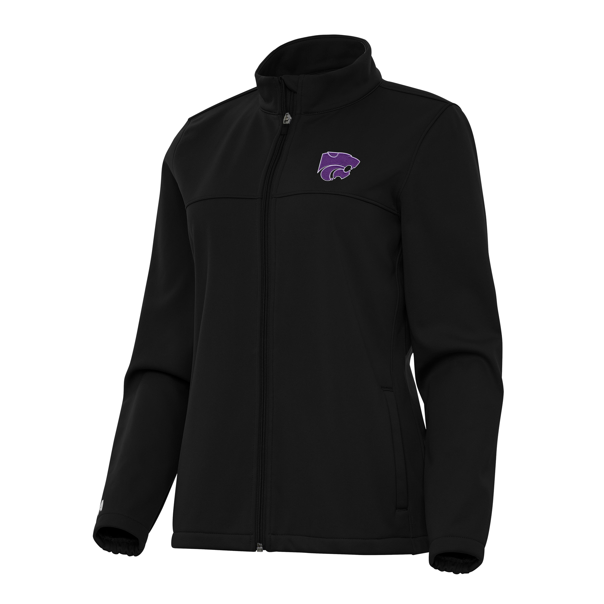 Women’s Antigua Black Kansas State Wildcats Links 2 Golf Full-Zip Jacket Women’s Antigua Black Kansas State Wildcats Links 2 Golf Full-Zip Jacket